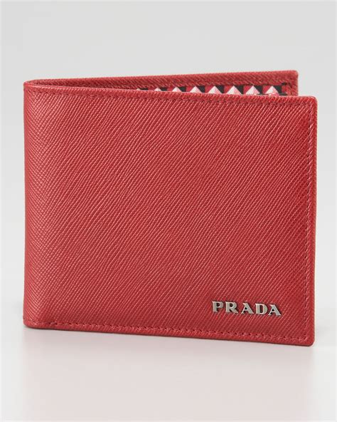 prada men's long wallet|prada men's bifold wallet.